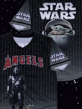 Star Wars X Angels MLB Jersey